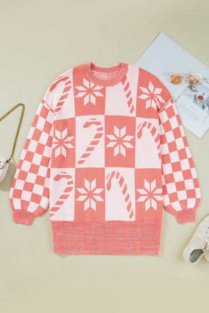 Candy Cane Cozy Sweater