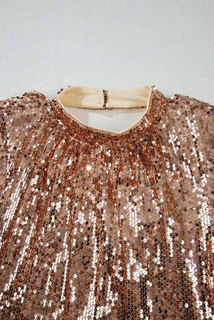 Golden Hour Sequin Mini Dress
