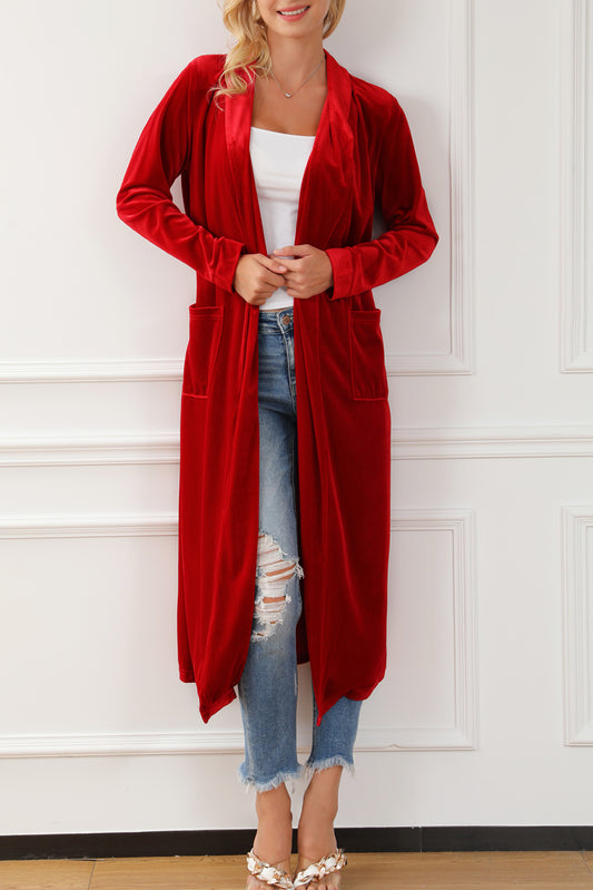 Velvet Nights Longline Cardigan
