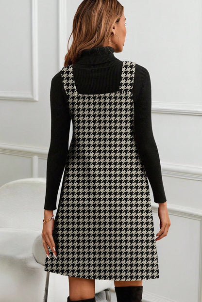 Classic Charm Houndstooth Shift Dress