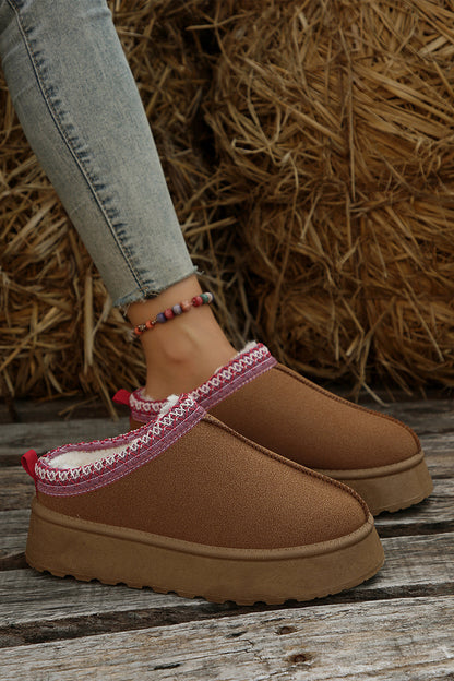 Harvest Trail Cozy Suede Flats