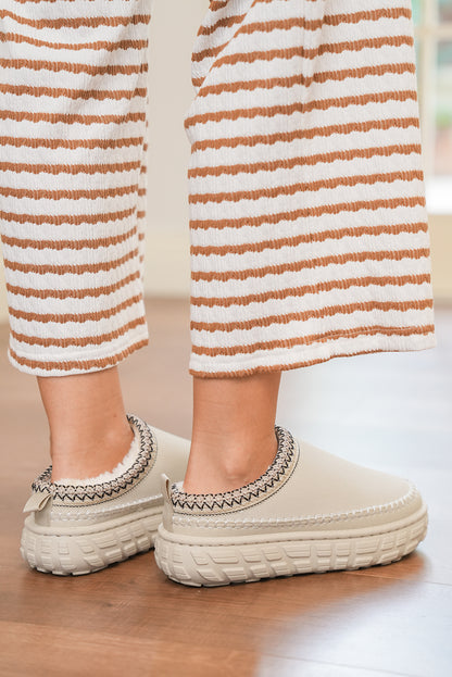 Snowdrift Platform Clogs