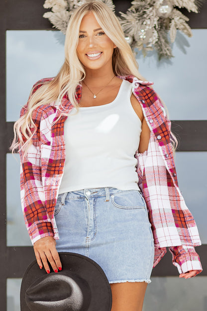 Holiday Hearth Plaid Shacket