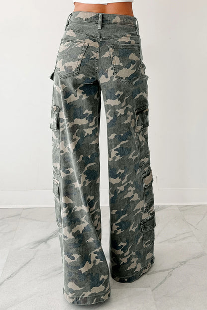 Street Camo Cargo Jeans