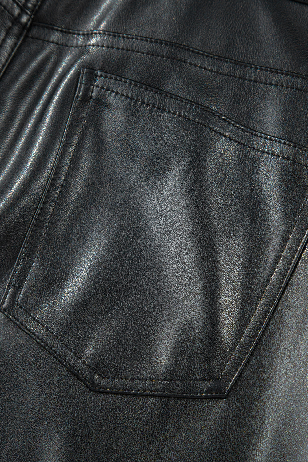 Midnight Muse Vegan Leather Skirt