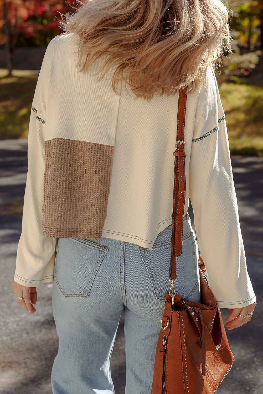 Harvest Stitches Long Sleeve Top