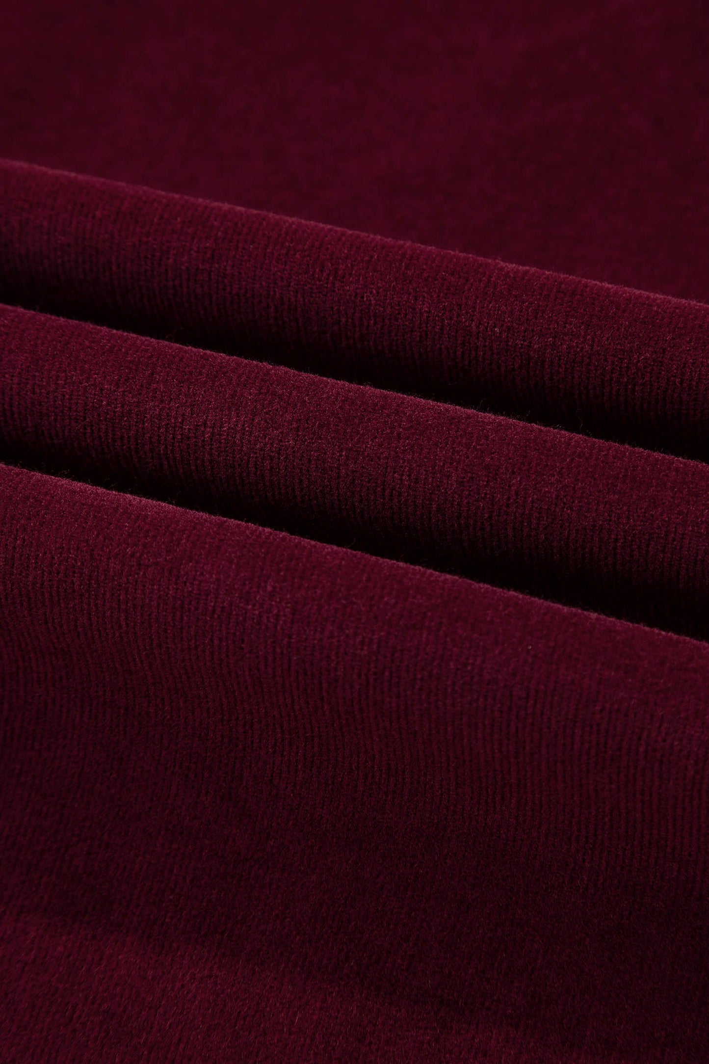 Burgundy Belle Corduroy Wide-Leg Pants