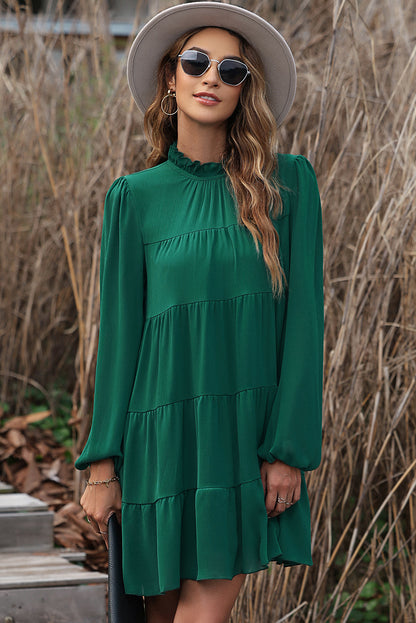 Emerald Grace Tiered Dress