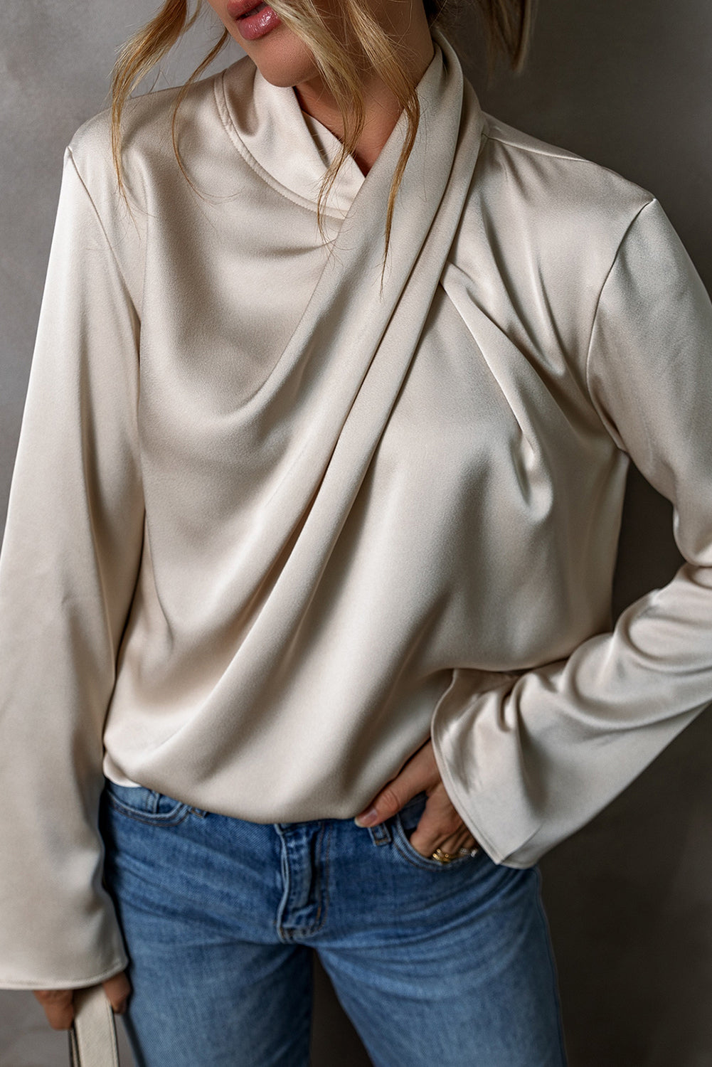 Satin Whisper Blouse