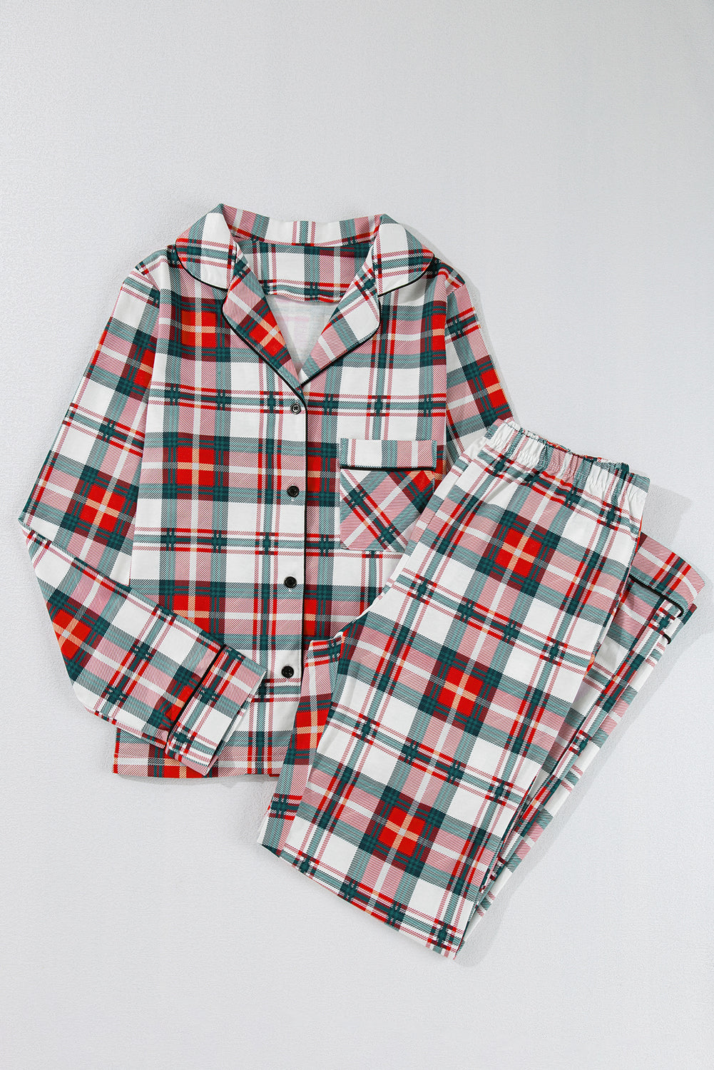 Classic Holiday Plaid Pajama Set