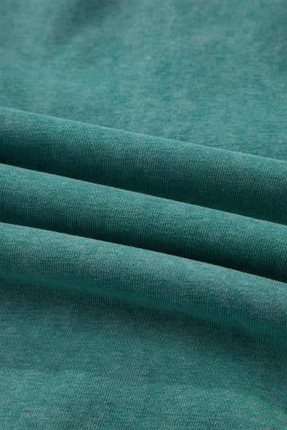 Onyx Mineral Wash Half-Zip Hoodie