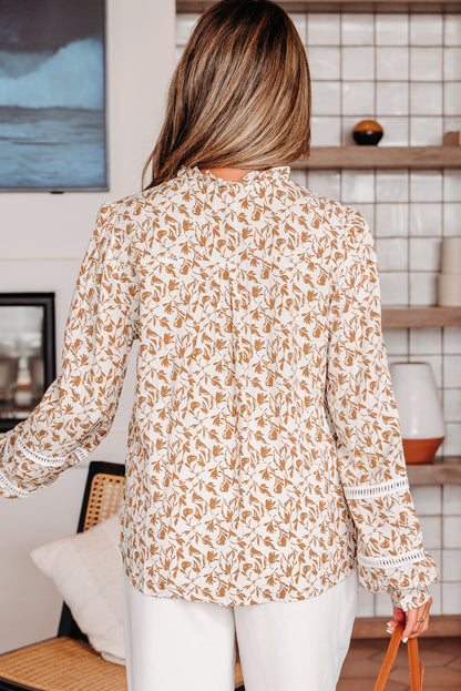 Autumn Lace Long Sleeve Blouse