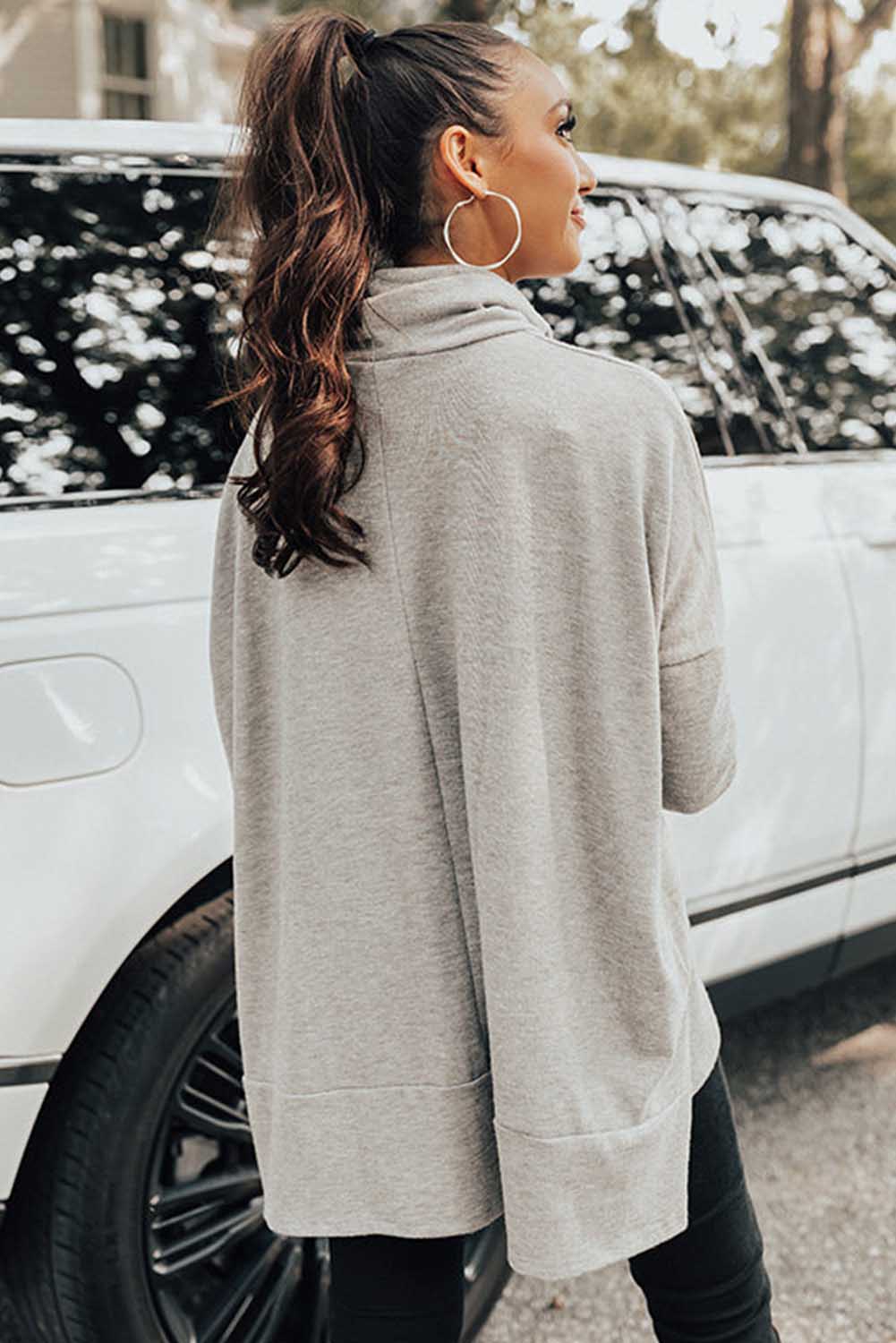 Cozy Evenings Cowl Neck Tunic