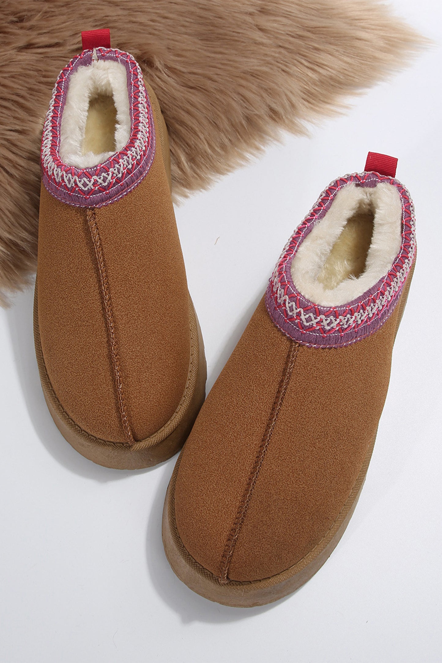 Harvest Trail Cozy Suede Flats