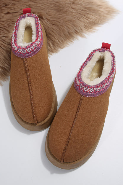 Harvest Trail Cozy Suede Flats