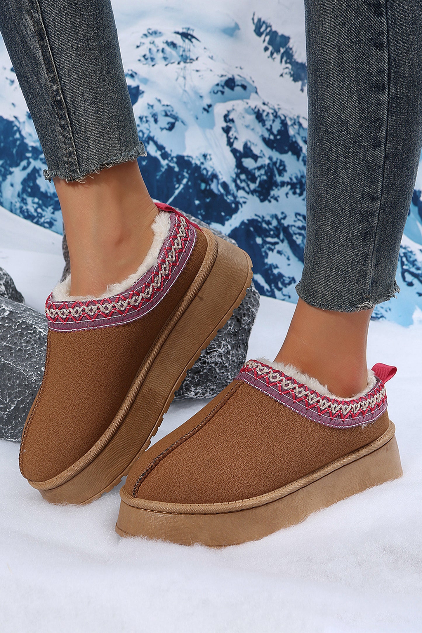 Harvest Trail Cozy Suede Flats
