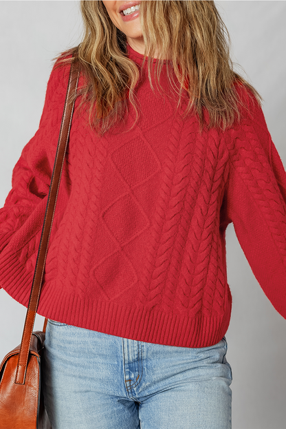 Fireside Cable Knit Sweater