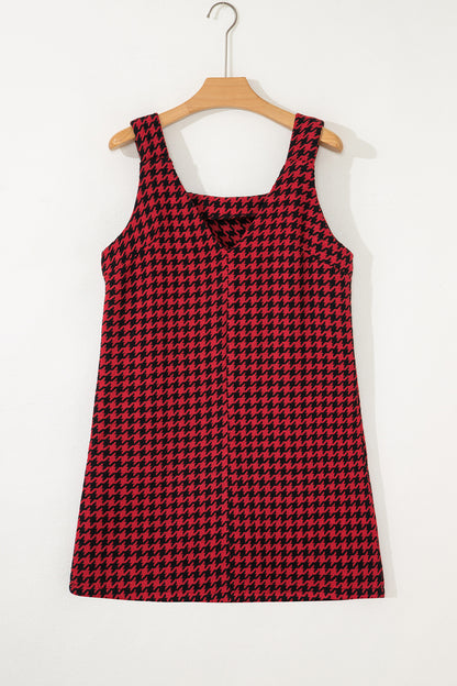 Classic Charm Houndstooth Shift Dress