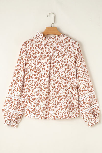 Autumn Lace Long Sleeve Blouse
