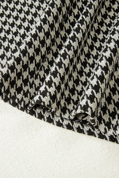 Classic Charm Houndstooth Shift Dress