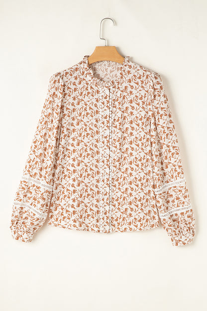 Autumn Lace Long Sleeve Blouse