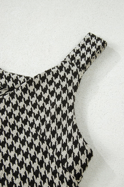 Classic Charm Houndstooth Shift Dress
