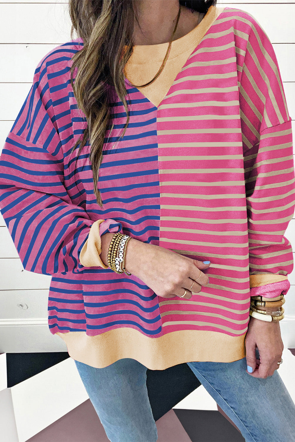 Cozy Contrast Sweatshirt