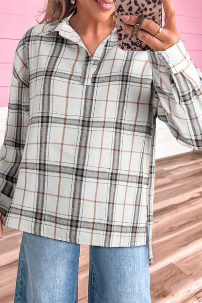 Rustic Plaid Comfort Top