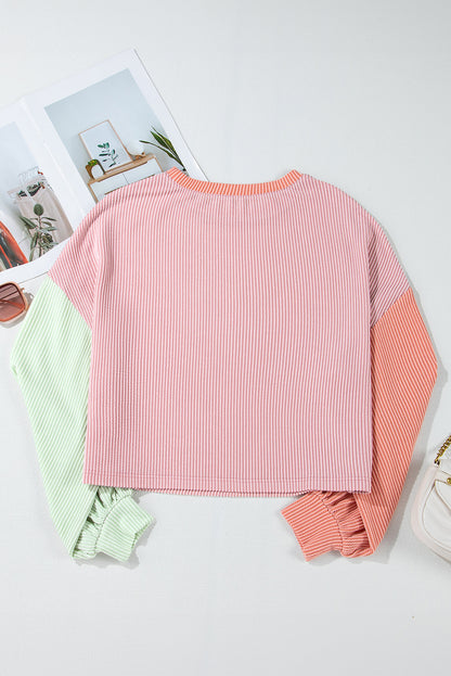 Autumn Corded Long Sleeve Top