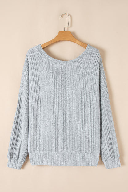 Crossed Paths Backless Sweater