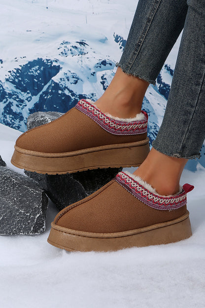 Harvest Trail Cozy Suede Flats