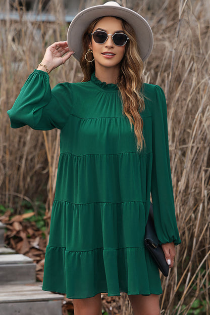 Emerald Grace Tiered Dress