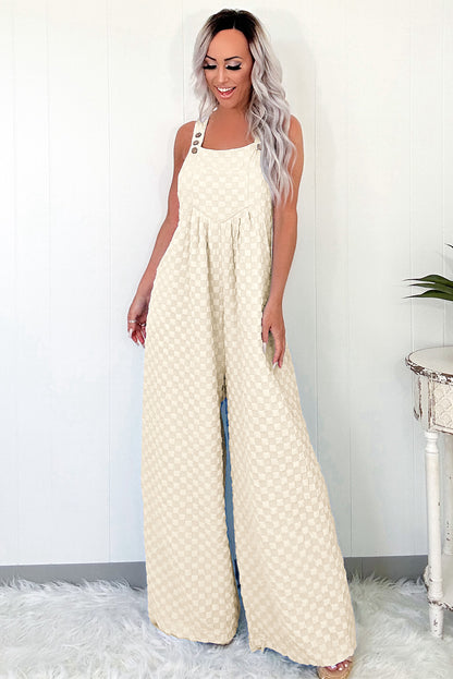 Cottage Check Overalls