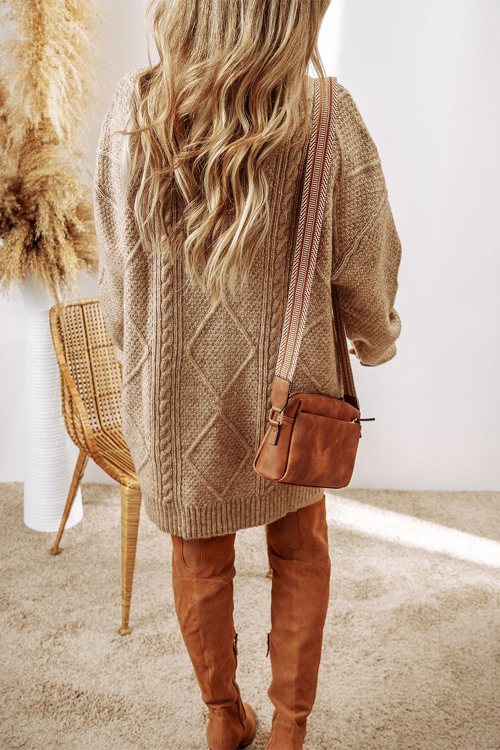 Autumn Embrace Sweater Dress