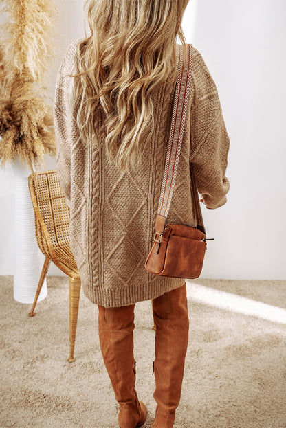 Autumn Embrace Sweater Dress
