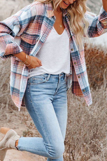 Chestnut Check Jacket