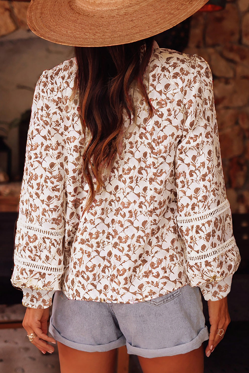 Autumn Lace Long Sleeve Blouse