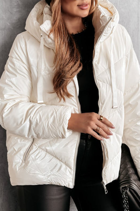 Winter Luxe Hooded Puffer Jacket