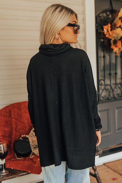 Cozy Evenings Cowl Neck Tunic