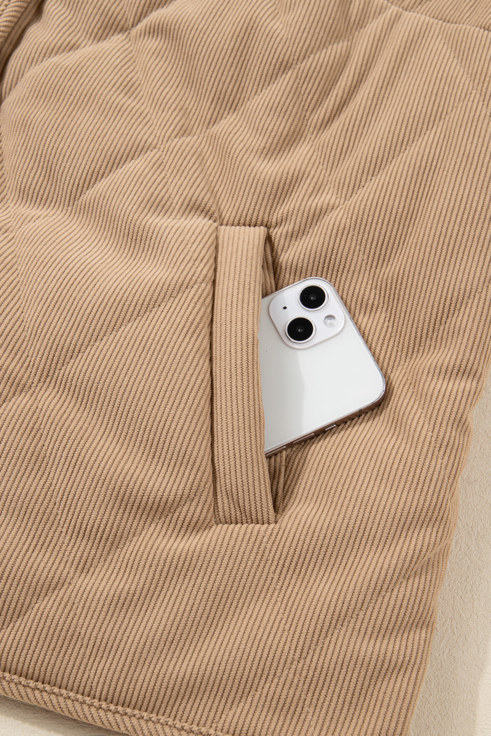 Cozy Cord Quilted Vest