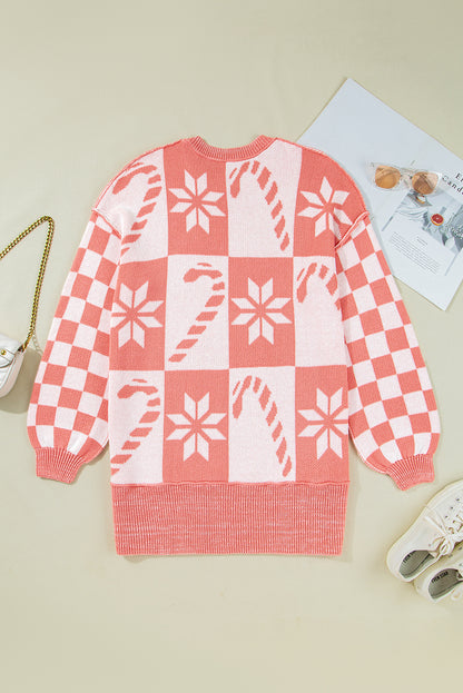 Candy Cane Cozy Sweater