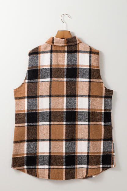 Retro Plaid Vest
