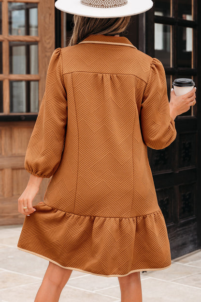 Golden Dune Mini Dress