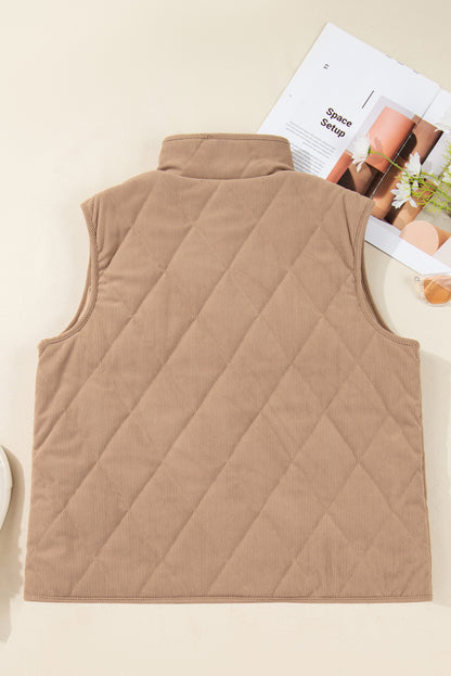 Cozy Cord Quilted Vest