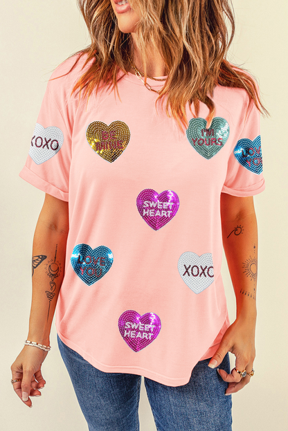 Candy Hearts Valentine Tee