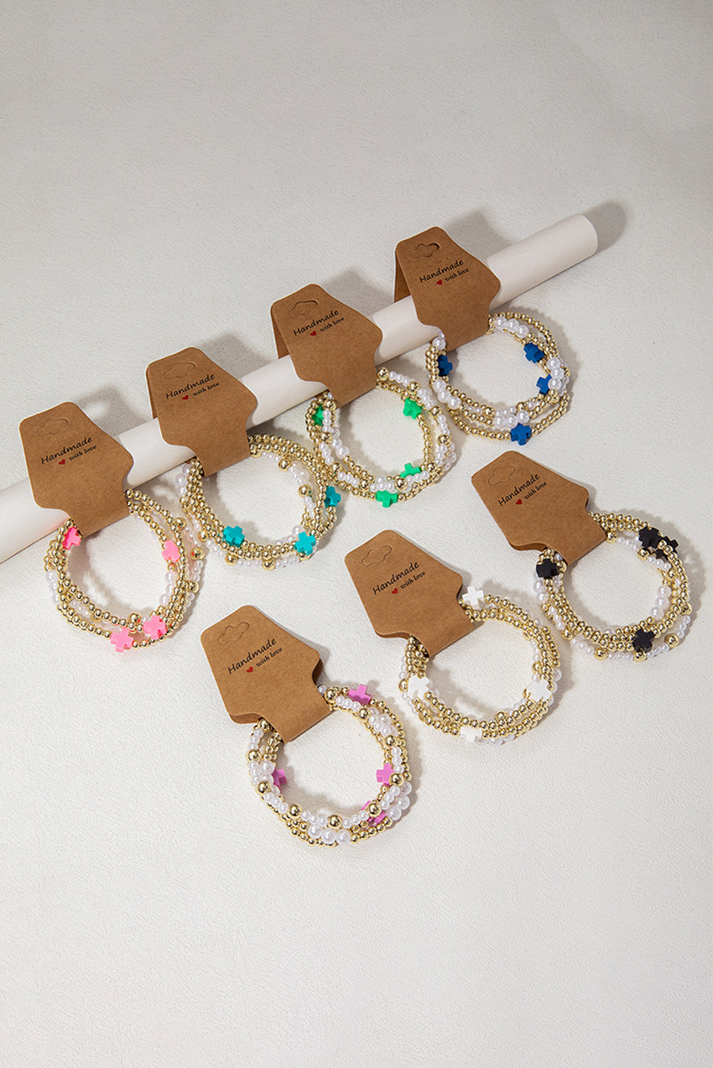 Heavenly Pearl Cross Bracelet