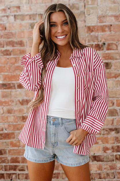 Rodeo Stripes Button-Up