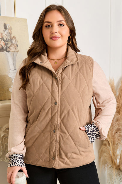 Cozy Cord Quilted Vest
