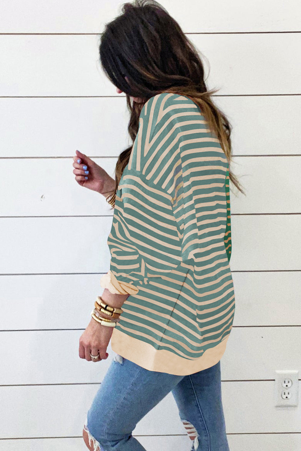 Cozy Contrast Sweatshirt