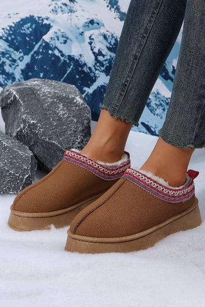 Harvest Trail Cozy Suede Flats